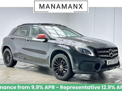Cosmos black Used 2017 Mercedes GLA220 AMG line SUV | £15,490 (Fair price)