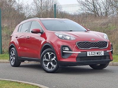 Used Kia Sportage 116 HP (85 kW) 2021 Red SUV