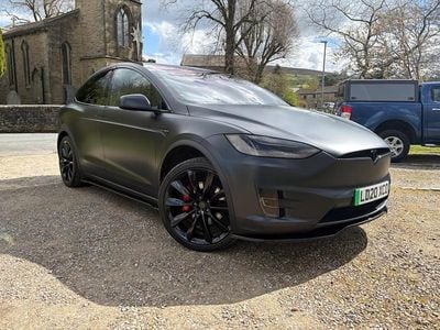 Used Tesla Model X Long Range AWD 102 kW (139 HP) 2020 Black SUV