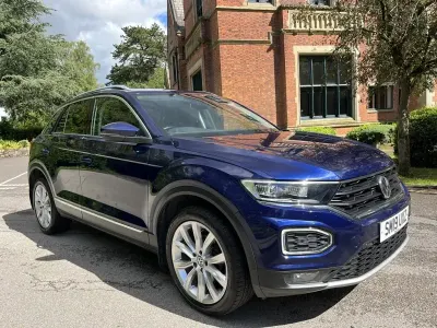 Used VW T-Roc SEL 115 HP (84 kW) 2019 Blue SUV