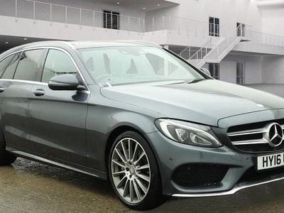 Grey Used 2016 Mercedes C300 AMG Line Premium Plus Estate | £9,995 (Expensive)
