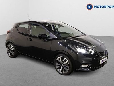 Black Used 2022 Nissan Micra Tekna Hatchback | £13,049 (Fair price)