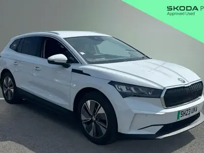 Used Skoda Enyaq iV ecoSuite 150 kW (204 HP) 2023 White SUV