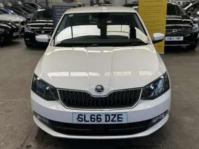 Used Skoda Fabia SE L 110 HP (80 kW) 2016 White Hatchback