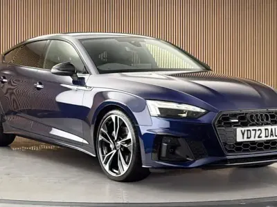 Used Audi A5 Sportback Black Edition 204 HP (150 kW) 2022 Blue Hatchback