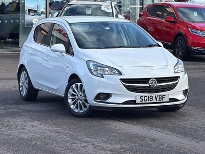 Used Vauxhall Corsa 75 HP (55 kW) 2018 White Hatchback
