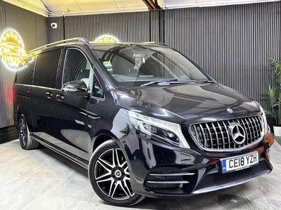 Used Mercedes V250 AMG line 2018 Black MPV