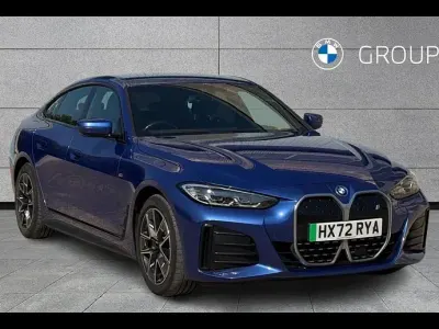 Used BMW i4 M Sport 250 kW (340 HP) 2022 Portimao blue Sedan
