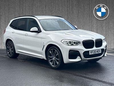 Used BMW X3 M Sport 187 HP (137 kW) 2020 White SUV