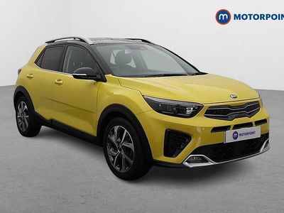 Yellow Used 2021 Kia Stonic GT-Line S SUV | £13,349 (Fair price)