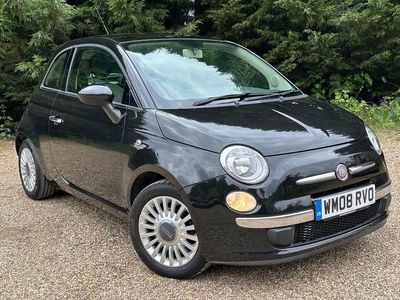 Used Fiat 500 Lounge 100 HP (73 kW) 2008 Black Hatchback