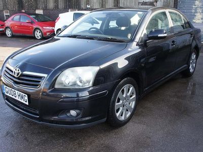 Used Toyota Avensis 129 HP (94 kW) 2008 Black Sedan