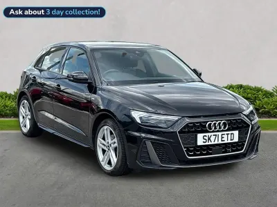 Used Audi A1 Sportback S-Line 110 HP (80 kW) 2021 Black Hatchback