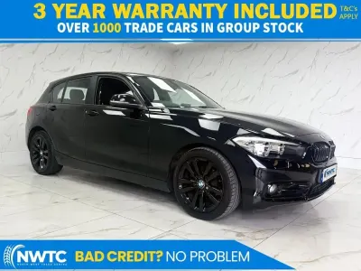 Used BMW 118 Sport Line 136 HP (100 kW) 2018 Black Hatchback