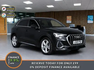 Used Audi Q3 S-Line 150 HP (110 kW) 2020 Black SUV