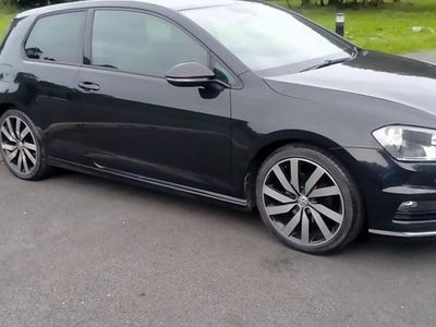Used VW Golf VII R-line Edition 2017 Black Hatchback