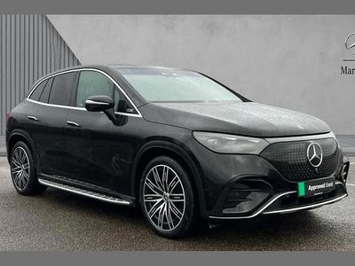 Obsidian black metallic Used 2024 Mercedes EQE500 AMG line Sedan | £61,680