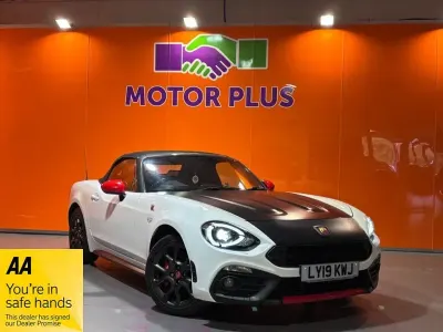 Used Abarth 124 Spider 170 HP (125 kW) 2019 White Cabriolet