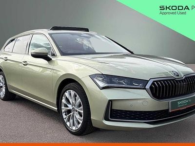 Used Skoda Superb SE L 150 HP (110 kW) 2025 Ice tea yellow Estate