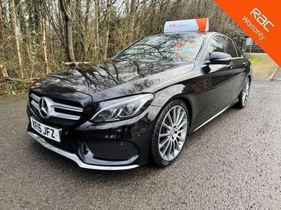 Used Mercedes C300 AMG Line Premium Plus 2015 Black Sedan