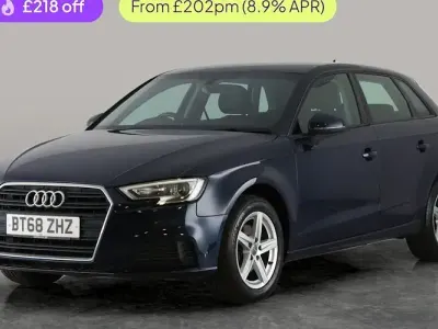 Used Audi A3 Sportback 116 HP (85 kW) 2019 Blue Hatchback