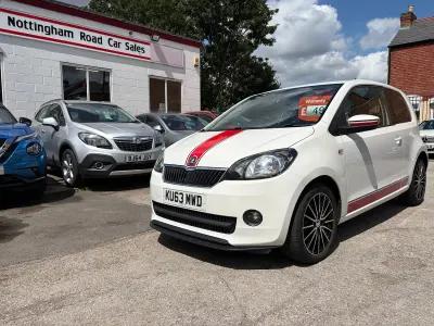 Used Skoda Citigo Sport 75 HP (55 kW) 2013 White Hatchback