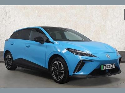 Used MG MG4 EV Trophy 150 kW (204 HP) 2022 Blue Hatchback