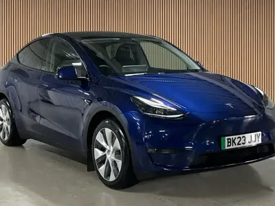 Used Tesla Model Y Long Range AWD 378 kW (514 HP) 2023 Blue SUV