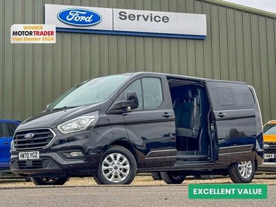 Used Ford Transit Custom Limited 130 HP (95 kW) 2020 Black Van