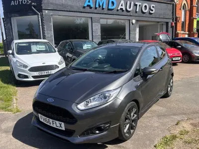 Used Ford Fiesta ST-Line 125 HP (91 kW) 2017 Grey Hatchback