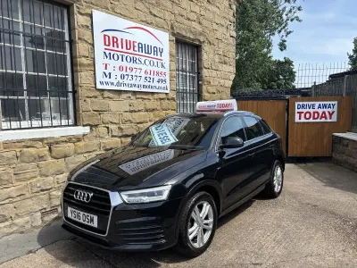 Used Audi Q3 S-Line 150 HP (110 kW) 2016 Black SUV