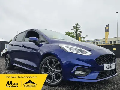 Used Ford Fiesta ST-Line 140 HP (102 kW) 2018 Blue Hatchback