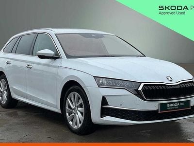 Used Skoda Octavia SE L 150 HP (110 kW) 2025 White Estate