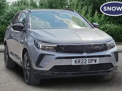 Used Vauxhall Grandland X GS Line 131 HP (96 kW) 2022 Grey SUV