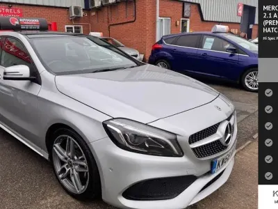 Używany Mercedes A200 AMG line 136 KM (100 kW) 2018 Srebrny Hatchback