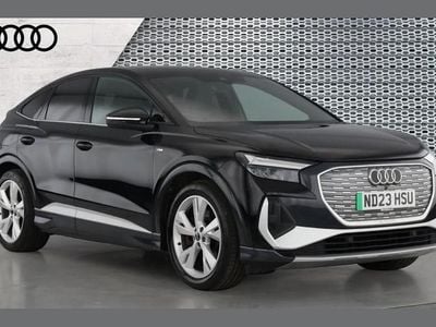Used Audi Q4 Sportback e-tron S-Line 150 kW (204 HP) 2023 Black SUV