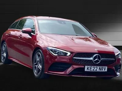 Used Mercedes CLA200 AMG line 161 HP (118 kW) 2022 Patagonia red Estate