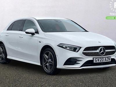 Used Mercedes A250 AMG line 218 HP (160 kW) 2020 White Hatchback