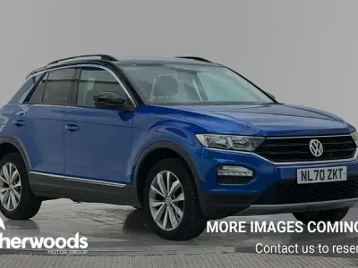 Used VW T-Roc Design 115 HP (84 kW) 2020 Blue SUV