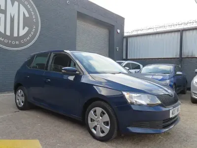 Used Skoda Fabia 60 HP (44 kW) 2017 Blue Hatchback