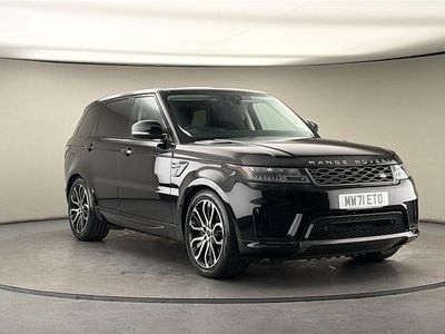 Used Land Rover Range Rover Sport HSE 300 HP (220 kW) 2021 Black SUV