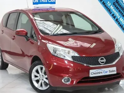 Used Nissan Note Acenta Premium 98 HP (72 kW) 2014 Red Hatchback