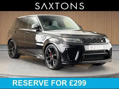 Used Land Rover Range Rover Sport SVR 575 HP (422 kW) 2019 Black SUV