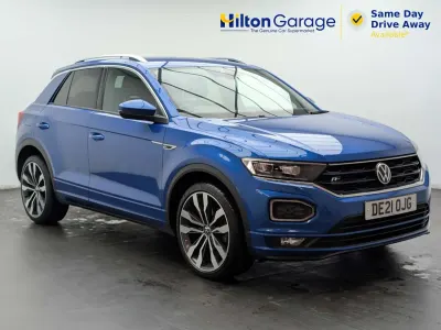 Używany VW T-Roc R-line 150 KM (110 kW) 2021 Niebieski SUV