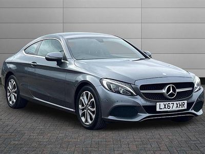 Used Mercedes C220 170 HP (125 kW) 2017 Selenite grey Coupe