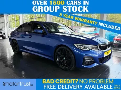Begagnad BMW 320 M Sport 184 HK (135 kW) 2020 Blå Sedan
