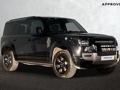 Santorini black Used 2025 Land Rover Defender SE Dynamic Estate | £65,795 (Good price)