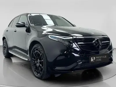 Used Mercedes EQC400 AMG line 300 kW (408 HP) 2022 Black SUV