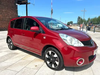 Used Nissan Note N-TEC 2013 Red Hatchback
