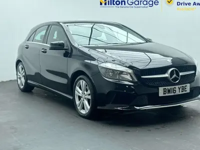 Used Mercedes A180 109 HP (80 kW) 2016 Black Hatchback